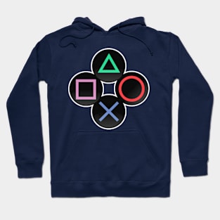 Playstation Style Buttons Hoodie